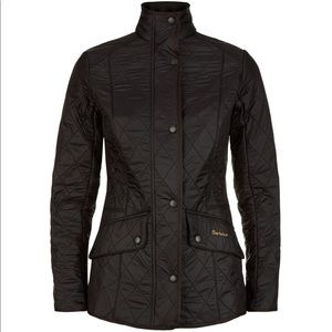 Barbour Black Cavalry Quilted Jacket.